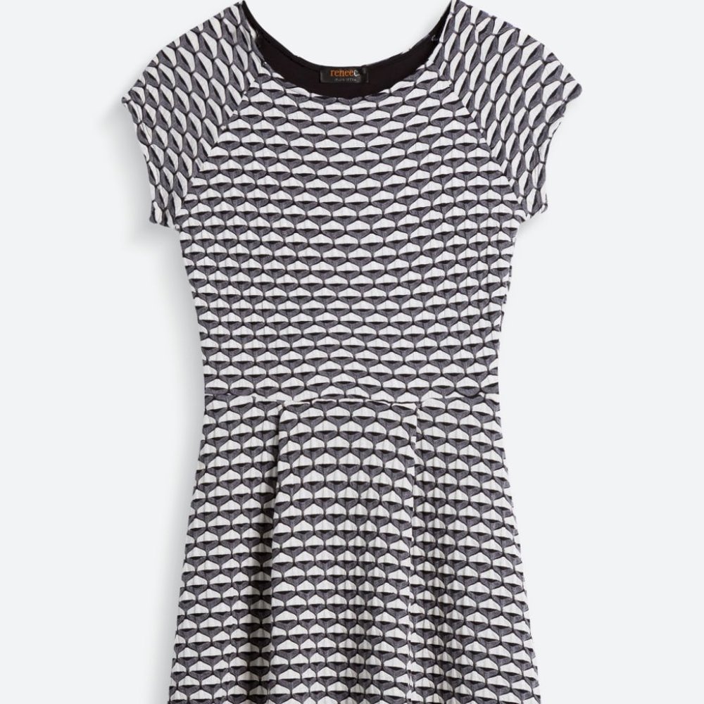 Renee C Textured Knit Dress